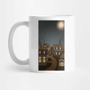 Peaceful Village Evening Mug